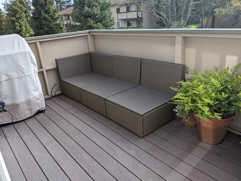 Large balcony