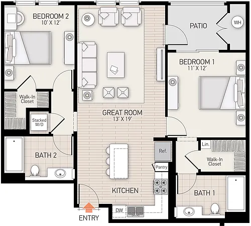 Floor plan Plan Q
