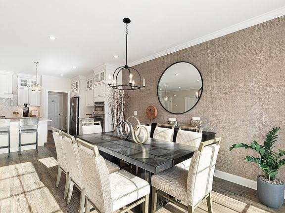 Sun-lit dining area