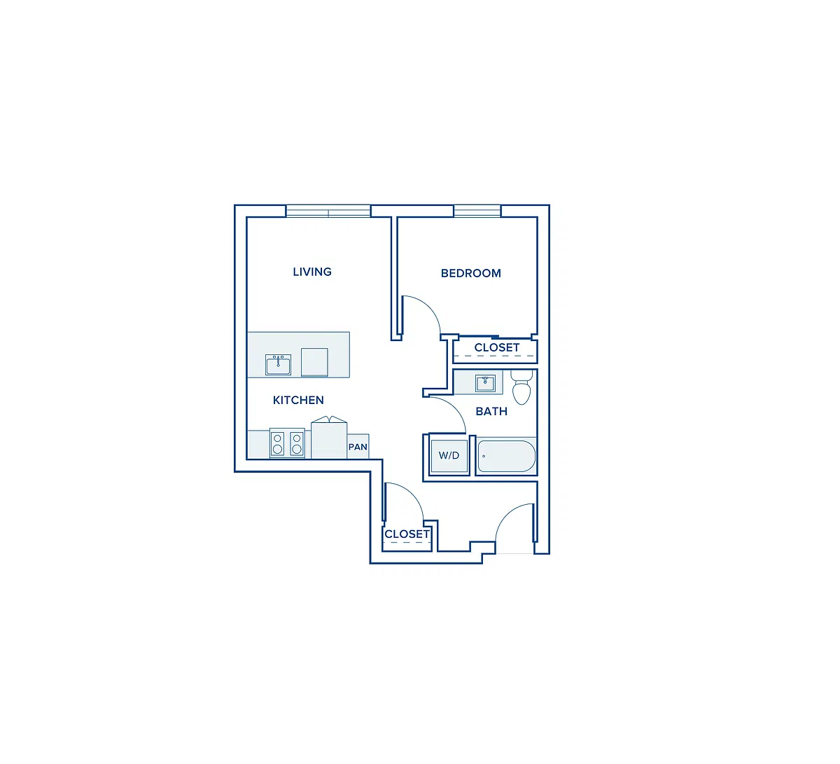 Floor plan ZA03 (MFTE) Income Restricted