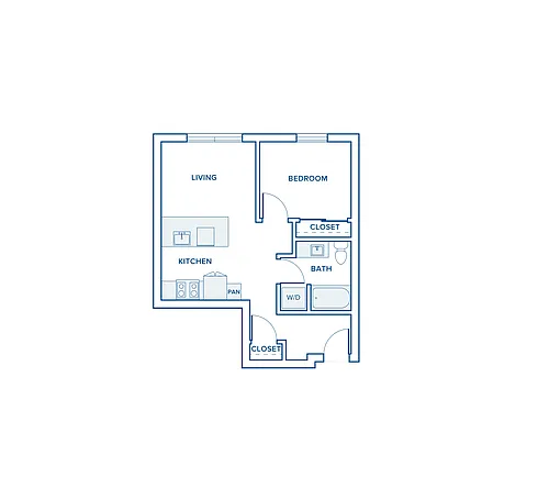 Floor plan ZA03 (MFTE) Income Restricted