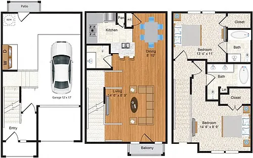 Floor plan 2B Renovation 2