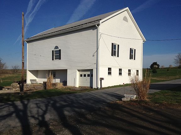 Front/Side View Of Barn