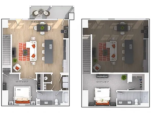 Floor plan Bradley (C7L)