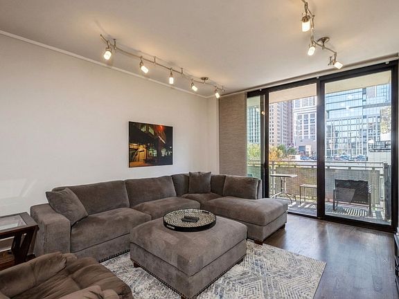Living Room with View of Balcony