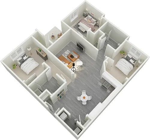 Floor plan 3x2 Haven