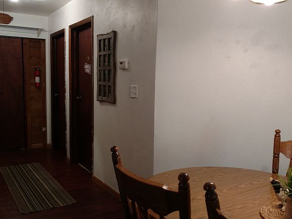 Dining room into hallway.