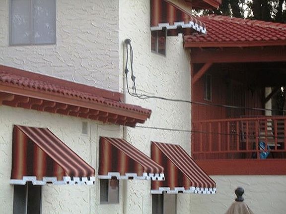 new canvas awning and balcony 