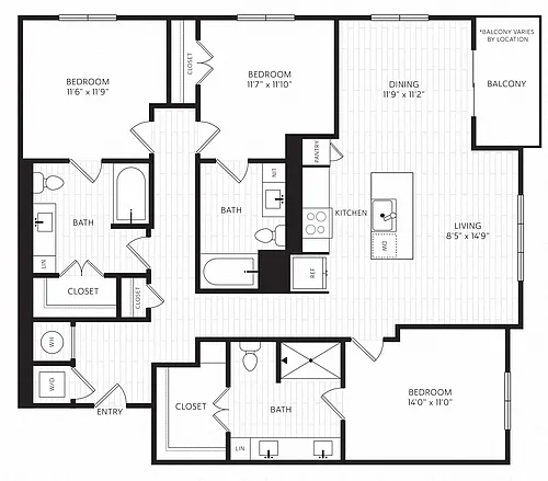 Floor plan C3