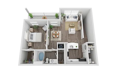 Floor plan Hickory- Reno