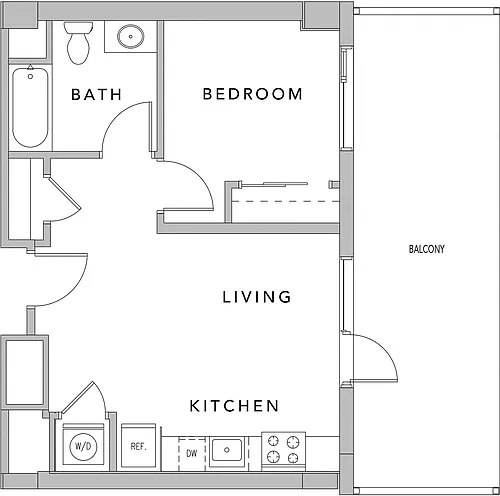 Floor plan 1B