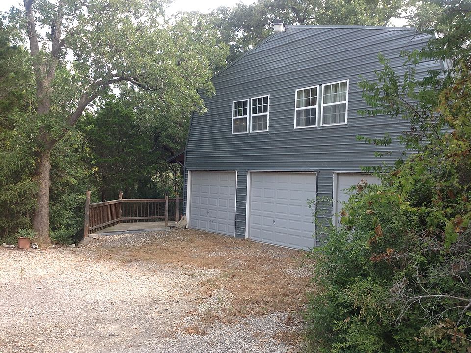 Garage below and home above.