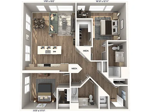Floor plan B15
