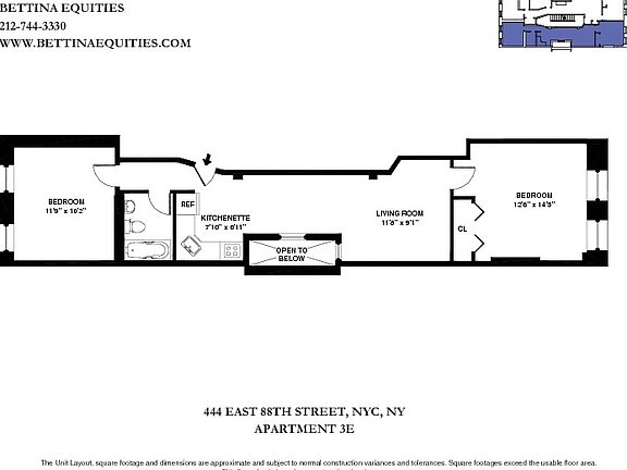 2nd image of 444 E 88th St APT 3e