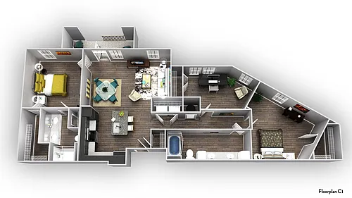 Floor plan C1