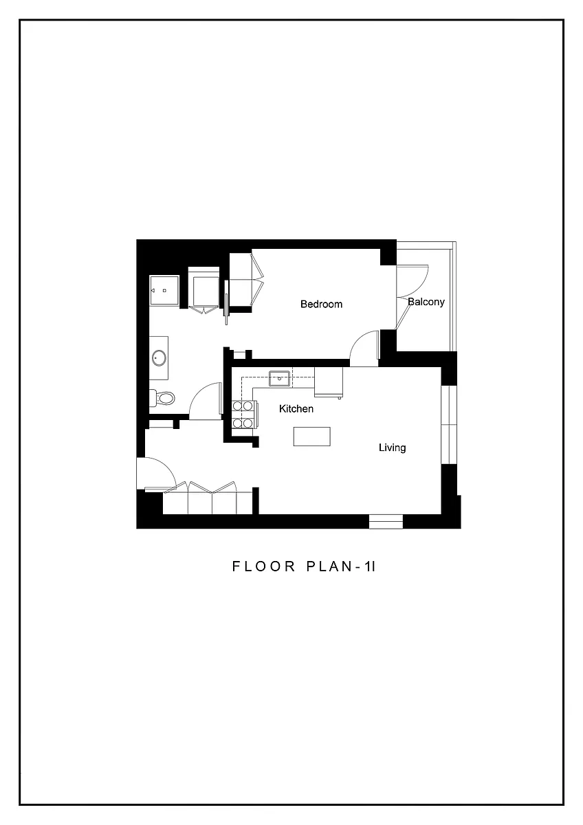 Floor plan 1I