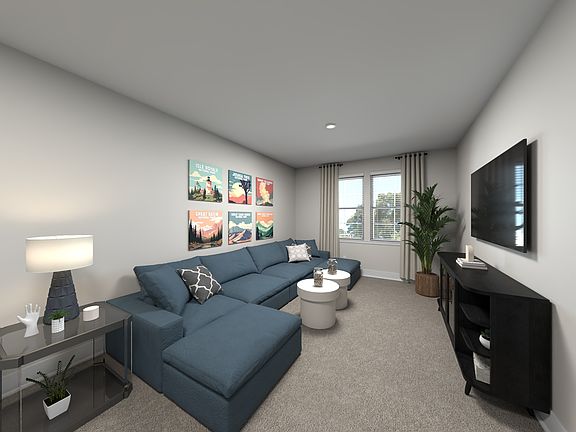 Loft in the Wilson floorplan at Meritage Homes.