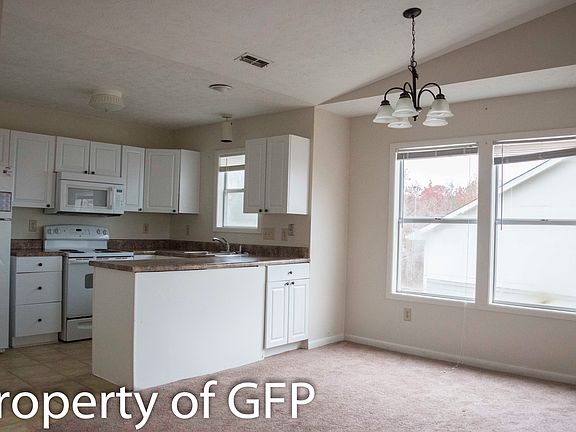 kitchen and dining area