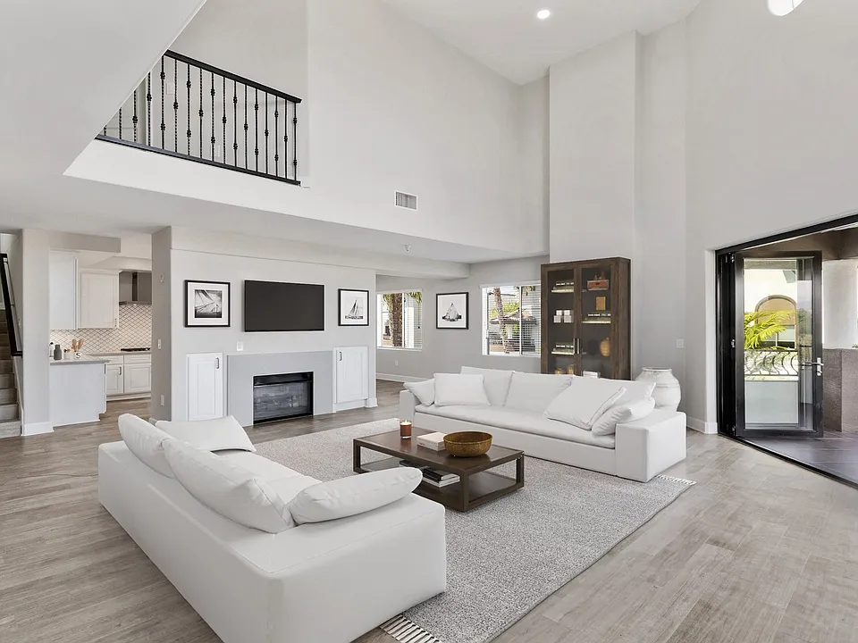 Large sliding doors with ample light!