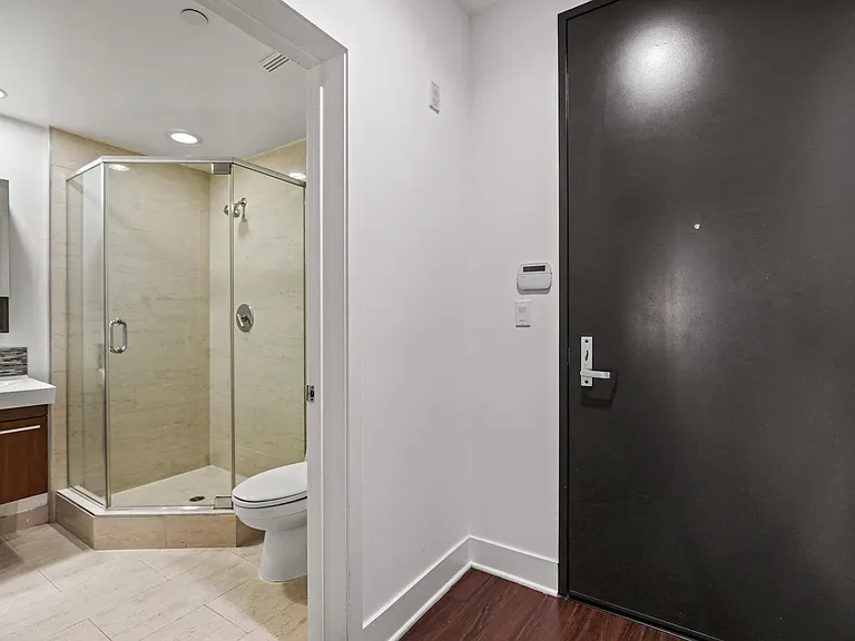 Bathroom with Walk-In Shower and Glass Door