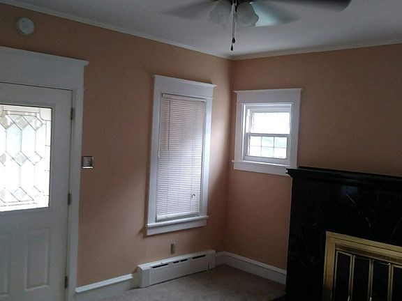 Living room. Door on left