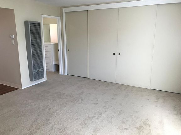 There is plenty of closet space in both the living room and hall.