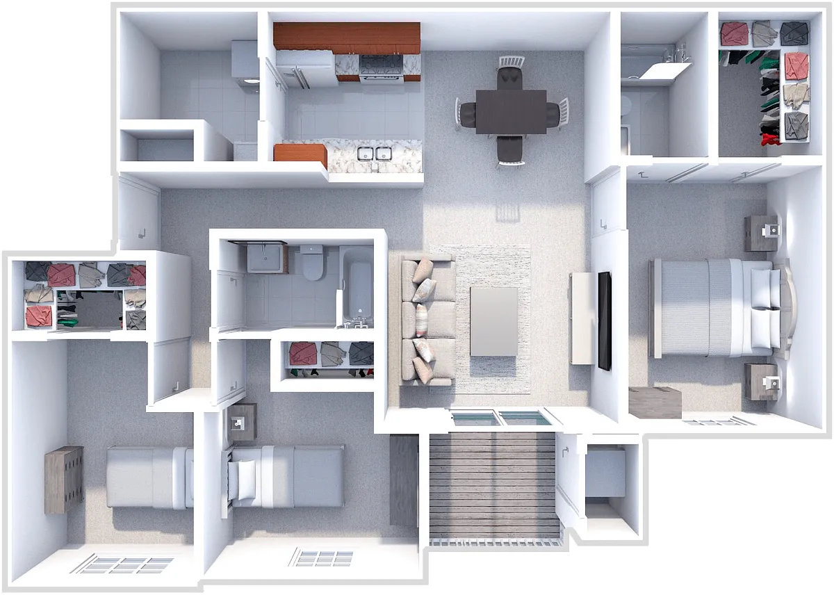 Floor plan The Fitzgerald
