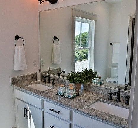 One upstairs bathroom