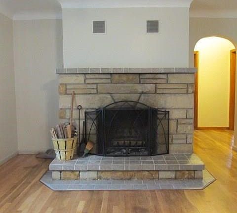 Stone / Wood-Burning Fireplace