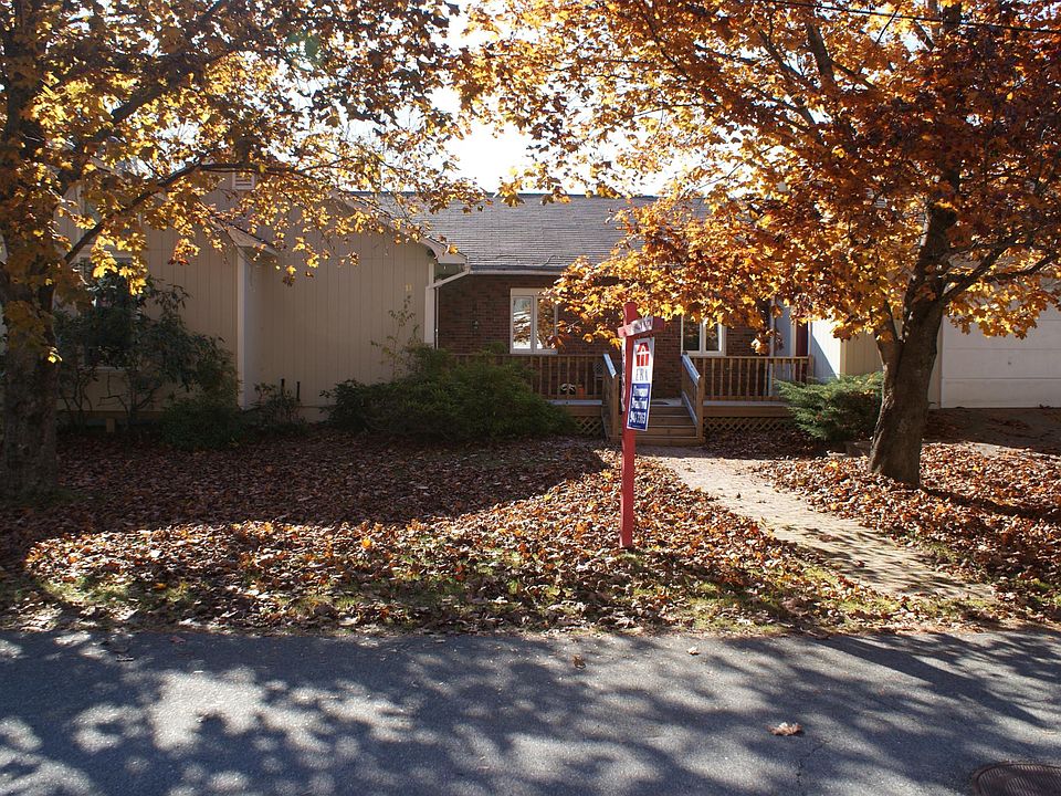 Front of house during autumn