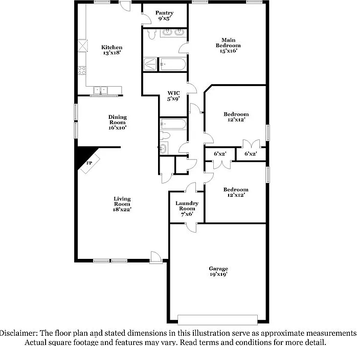 3 bed, 2.0 bath, 1860 sqft, $2,045 — Photo 2