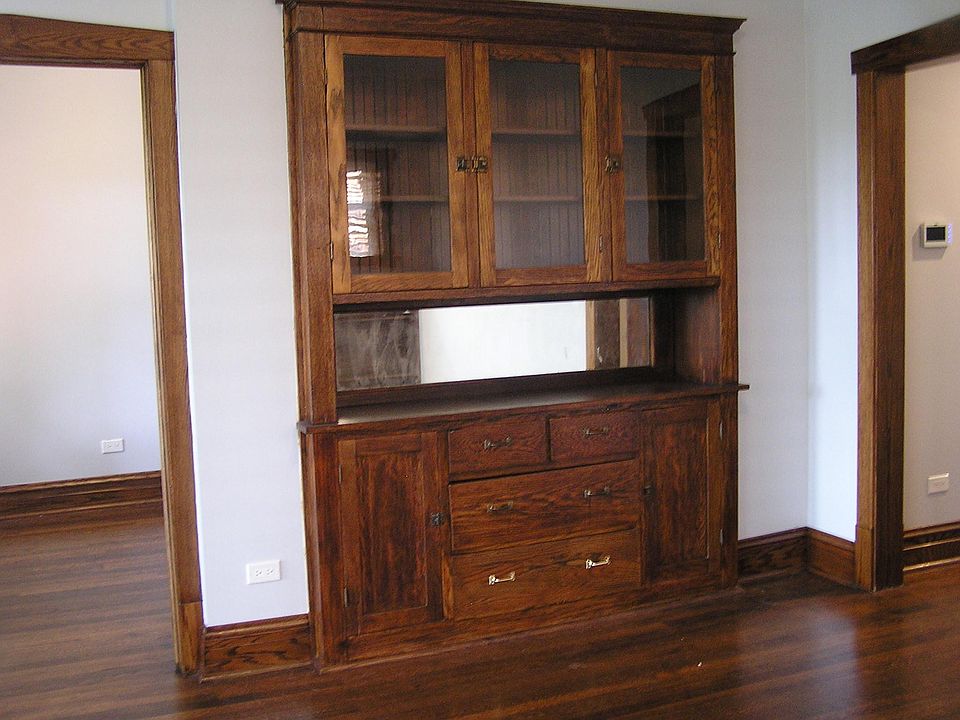 Restored built in hutch