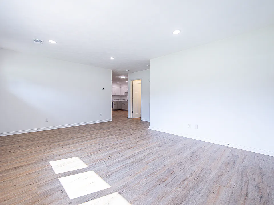 Living Room view after entering door from carport area