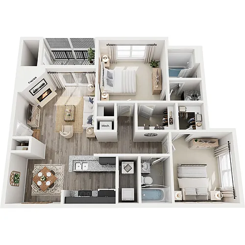 Floor plan Holston