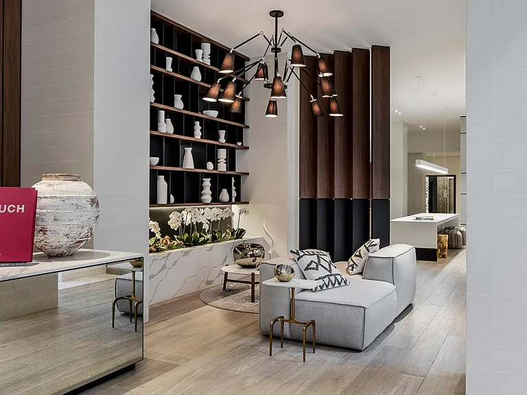 Upscale resident lounge great for work or play