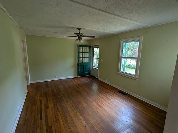 View from the dining room looking at the living room