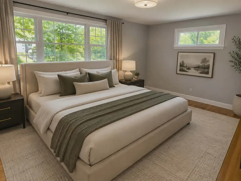 Primary Bedroom Virtually Staged