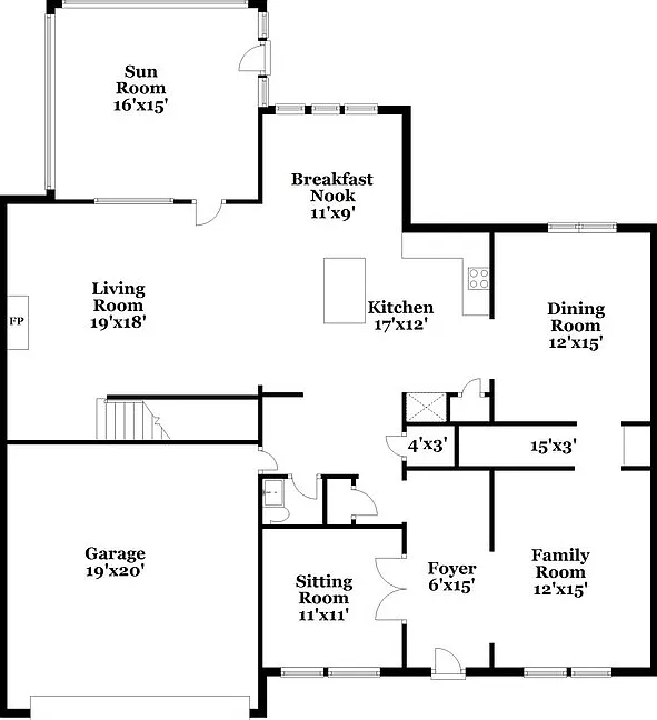 5 bed, 2.5 bath, 3382 sqft, $3,025 — Photo 2