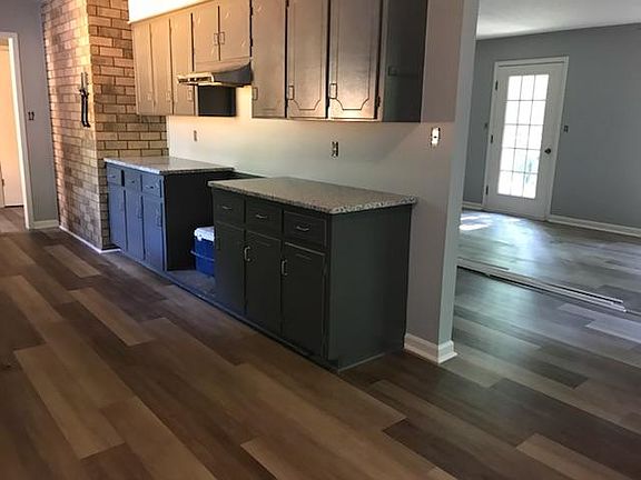 New kitchen, counters, cabinets, appliance, etc