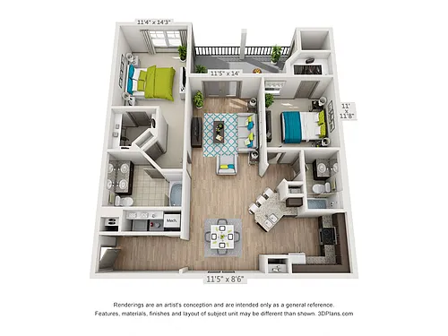 Floor plan The Ocoee