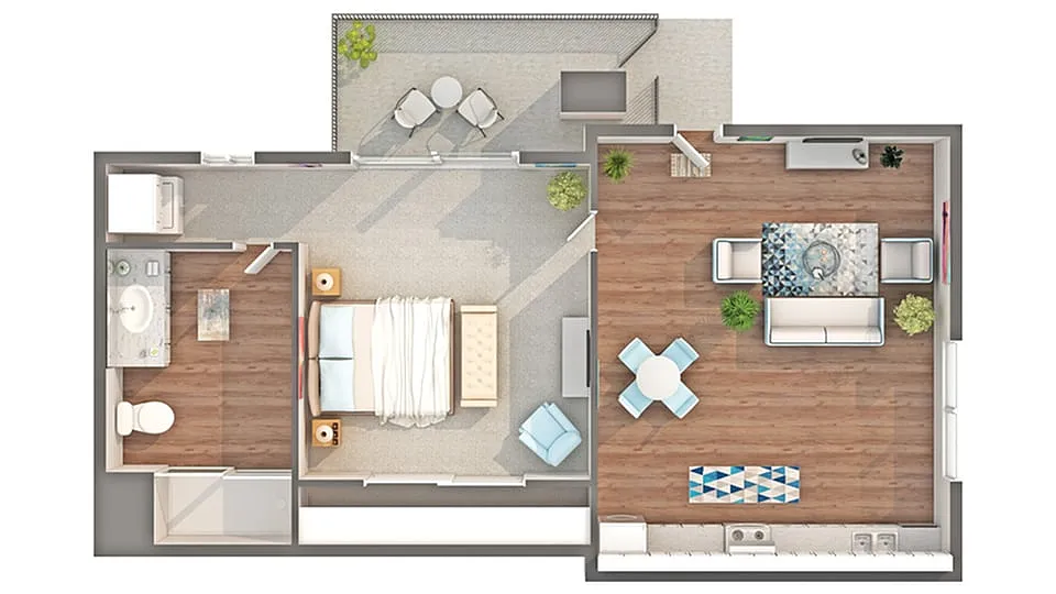Floor plan Oak