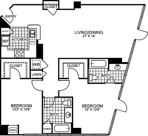 Floor plan B16