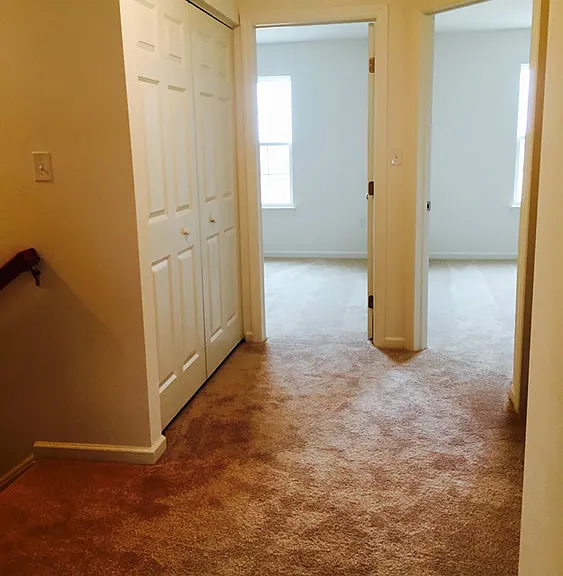 Townhouse upstairs hallway