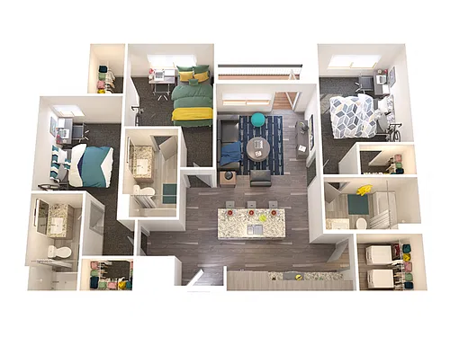 Floor plan 3X3 C1