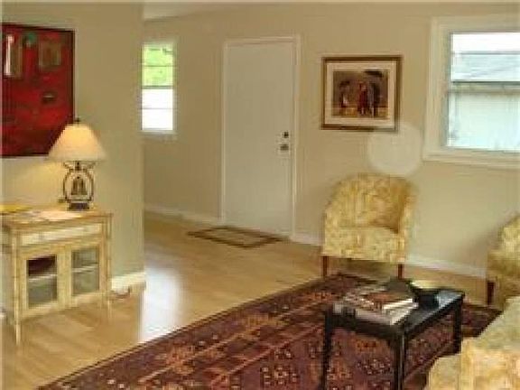 living room open to kitchen