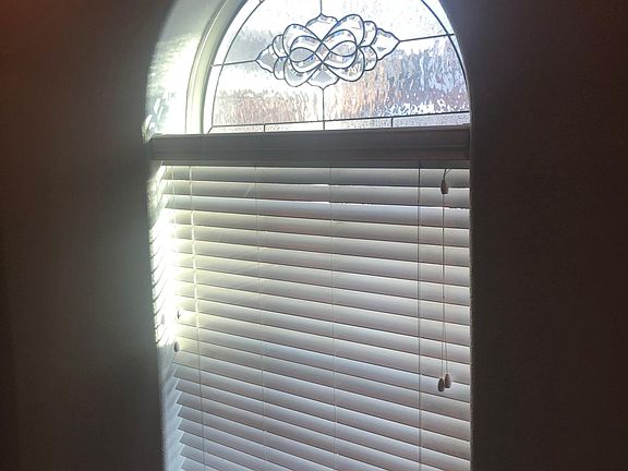 Original stained glass window from 1898. That is what is creating that cool light on the wall in the previous picture.