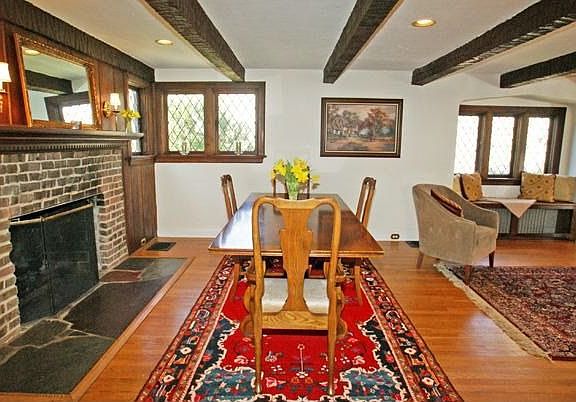Gas Fireplace, Oversize Mantle