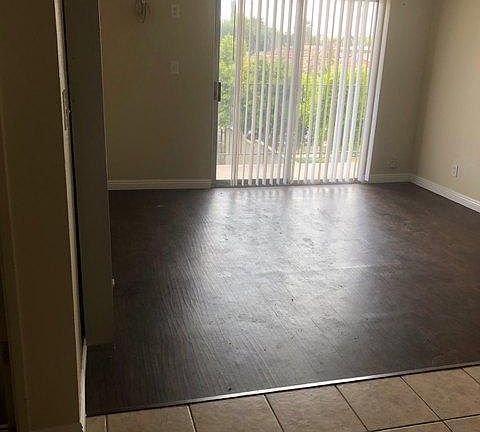 Balcony off the living room.