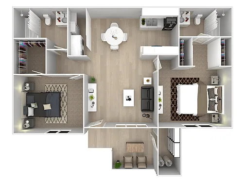 Floor plan The Beatty