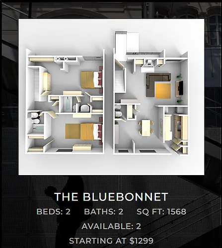 Floor plan The Bluebonnet
